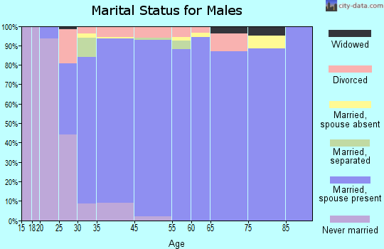 Black Forest marital status for males