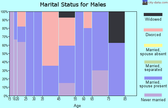 Cheraw marital status for males
