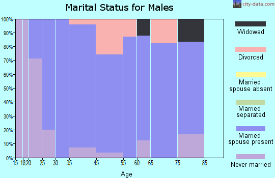 Colorado City marital status for males