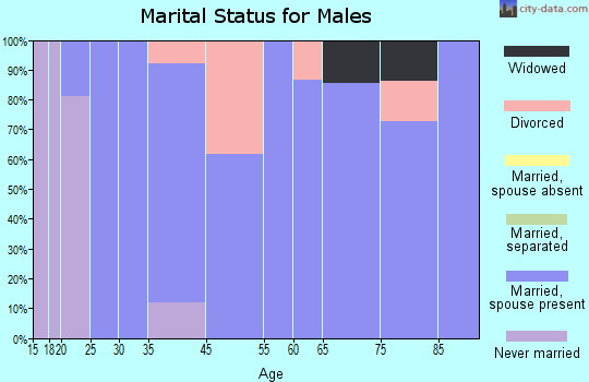Fleming marital status for males