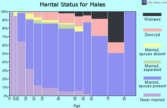 Fountain marital status for males