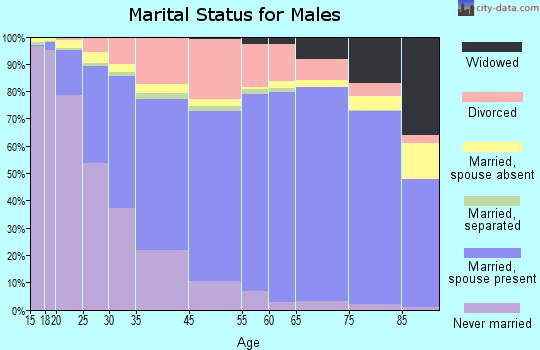Lakewood marital status for males