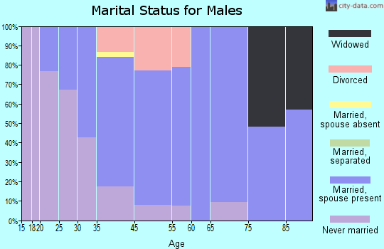 Laporte marital status for males