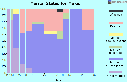 Baileyton marital status for males