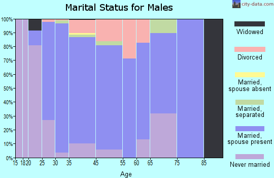Monument marital status for males
