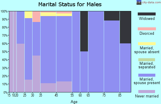 Sanford marital status for males