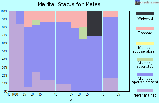 Stratton marital status for males