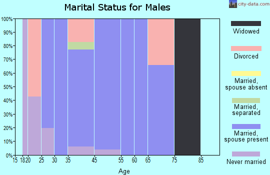 Todd Creek marital status for males
