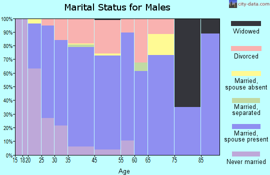 Wellington marital status for males