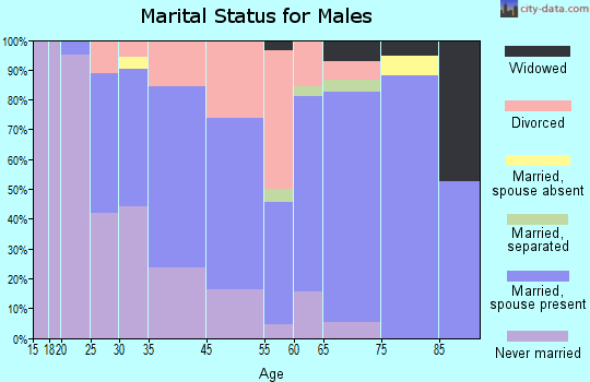 Clinton marital status for males