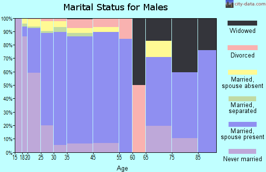 Conning Towers-Nautilus Park marital status for males