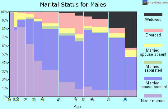 New Britain marital status for males