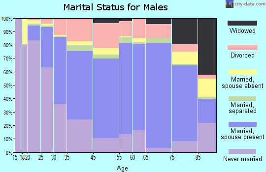 Dover marital status for males