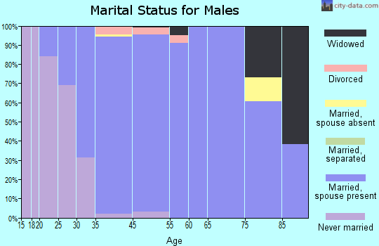North Star marital status for males