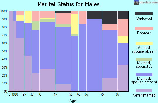Smyrna marital status for males