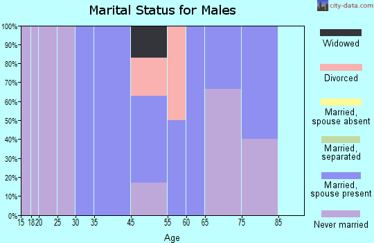 Newbern marital status for males