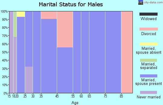 Andrews marital status for males