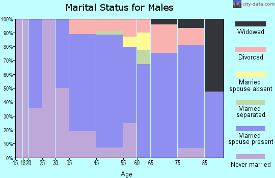 Anna Maria marital status for males