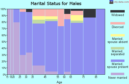 Astatula marital status for males