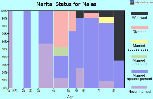 Briny Breezes marital status for males