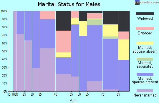 Charlotte Harbor marital status for males