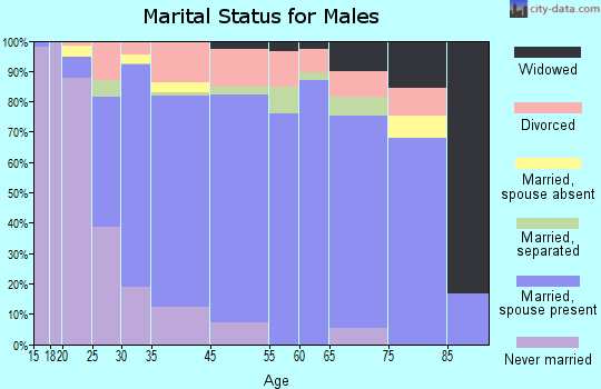 Citrus Park marital status for males
