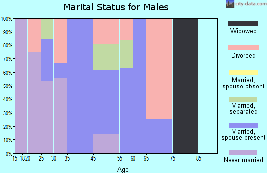 Ebro marital status for males
