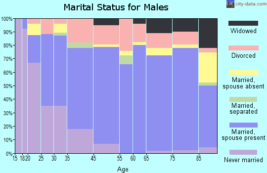 Elfers marital status for males