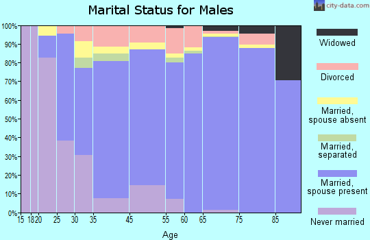 Estero marital status for males