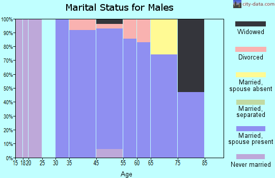 Green Meadow marital status for males