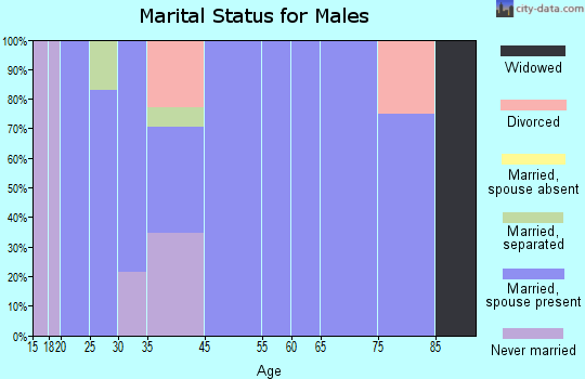 Hill 'n Dale marital status for males