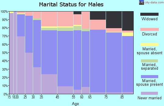 Holiday marital status for males