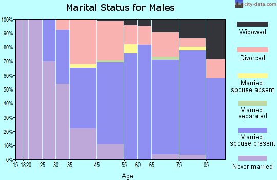 Holmes Beach marital status for males