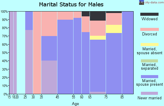 Homosassa marital status for males