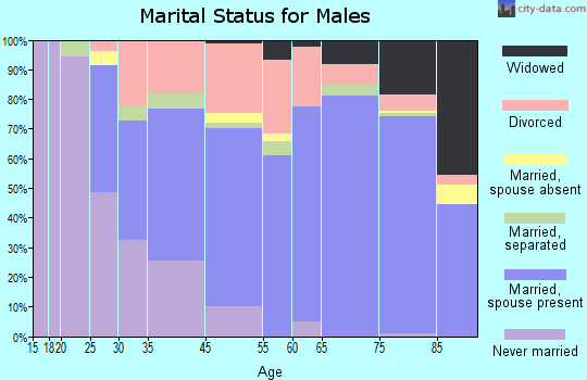 Hudson marital status for males