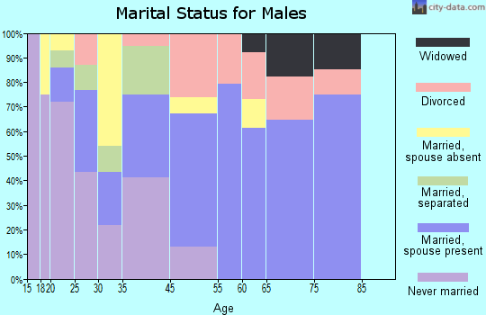 Jennings marital status for males