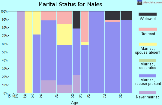 Jupiter Island marital status for males
