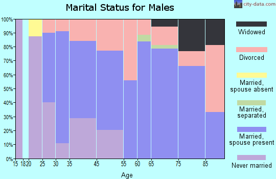 Lake Panasoffkee marital status for males