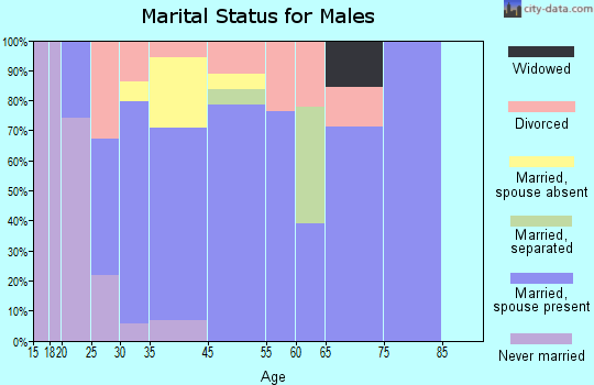 Lake Placid marital status for males
