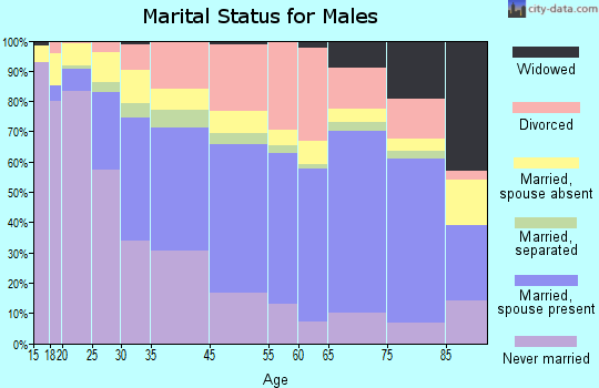 Lake Worth marital status for males