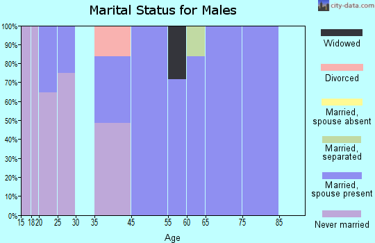 Lely Resort marital status for males