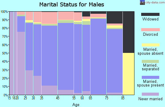 Prattville marital status for males