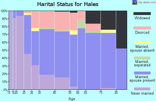 New Port Richey East marital status for males