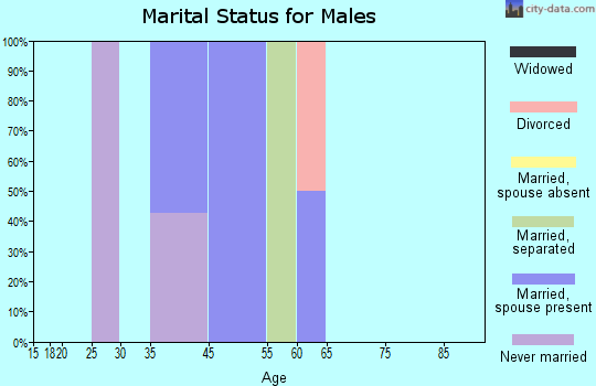Okahumpka marital status for males