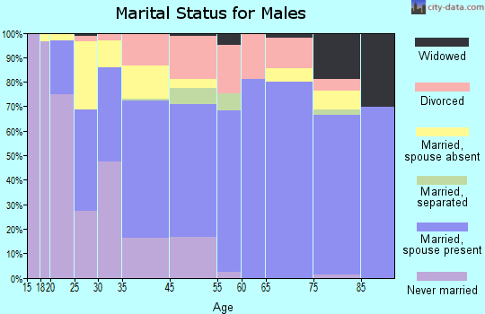 Palmetto marital status for males