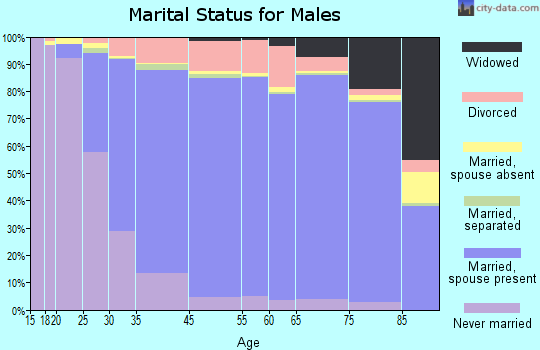 Palm Harbor marital status for males