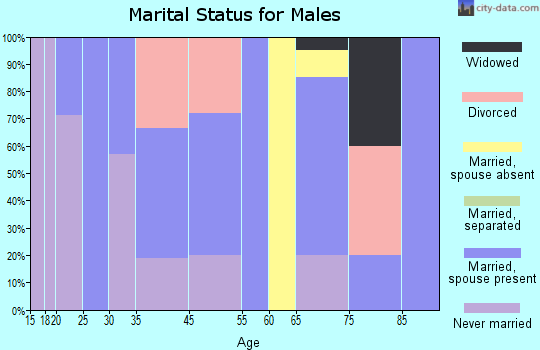 Plantation Island marital status for males