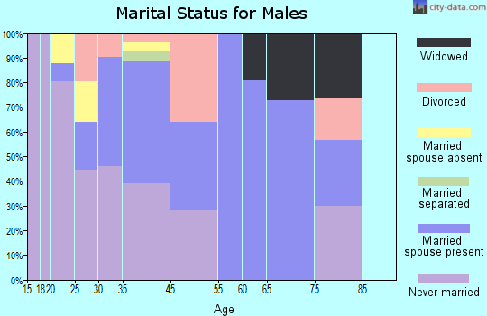 Plantation Mobile Home Park marital status for males