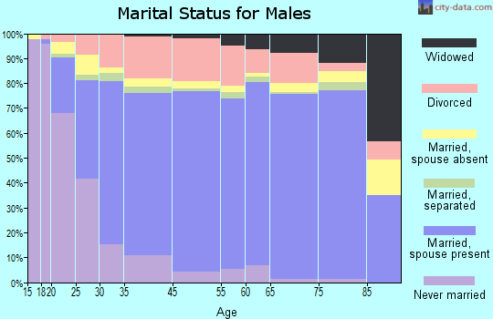 Plant City marital status for males