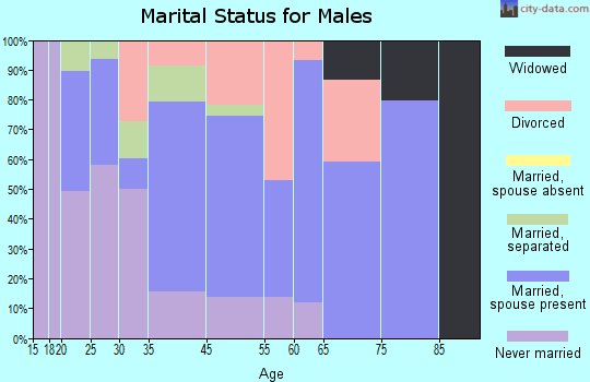Port Richey marital status for males